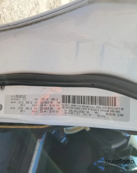 2016 Jeep Cherokee Sport из США, поврежденный, VIN 1C4PJLABXGW346562